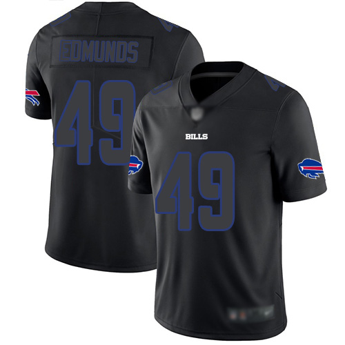 Men Buffalo Bills #49 Tremaine Edmunds Limited Black Rush Impact NFL Jersey->youth nfl jersey->Youth Jersey
